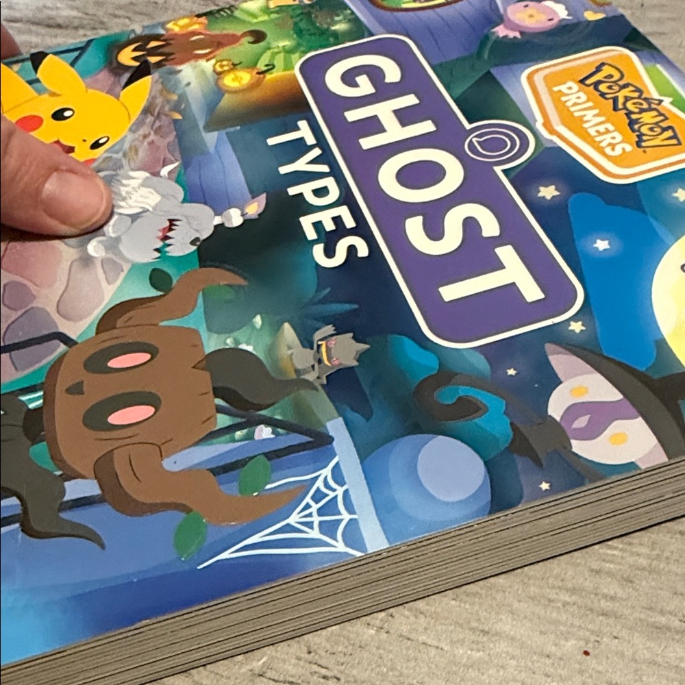 Pokemon Primers Ghost Types with Glow-in-the-Dark Cover NEW - Picture 4 of 6